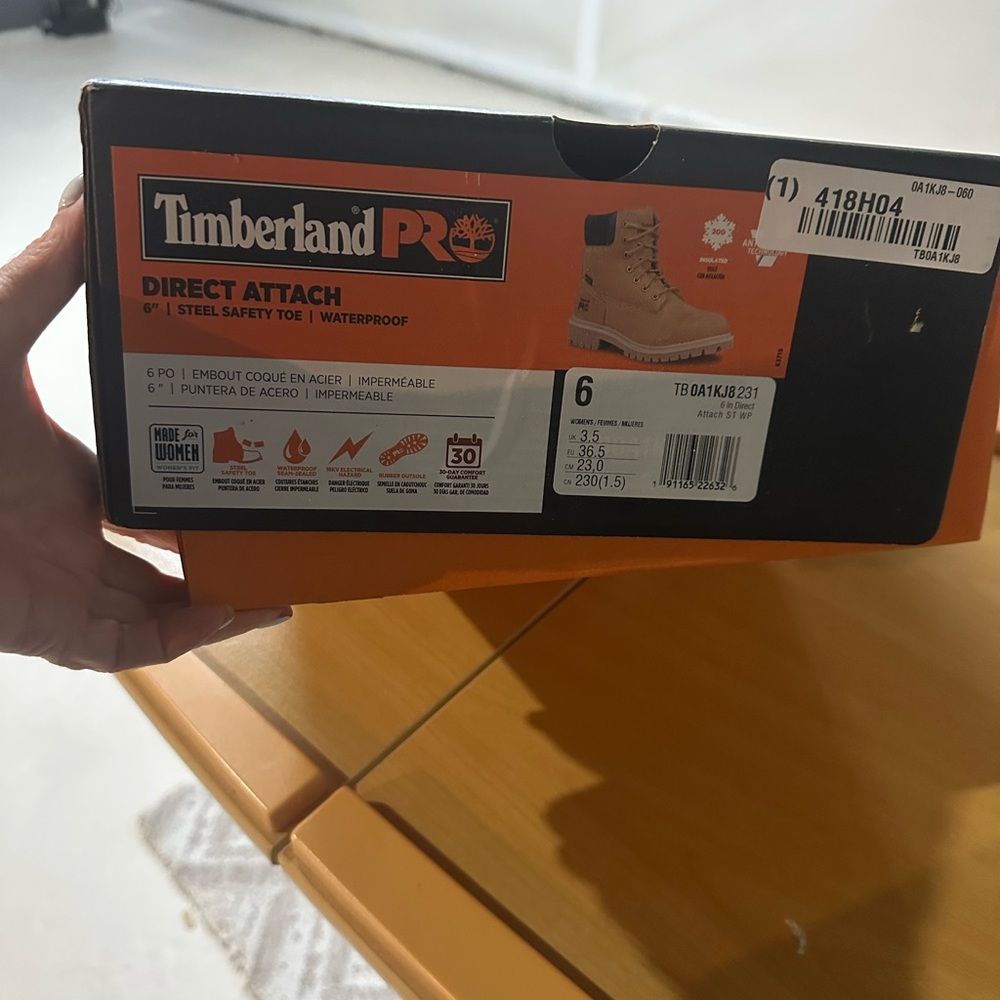 Timberland PRO Men's Tan Leather Boots - Picture 5 of 10